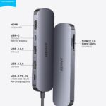 anker usb c hub, 7in1 multi port usb