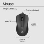 hp wired mouse 100