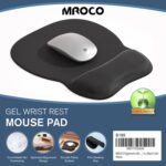 mroco ergonomic mouse pad with gel wrist rest