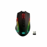 redragon m612 predator rgb gaming mouse, 8000 dpi wired optical mouse with 11 programmable buttons & 5 backlit modes, software supports diy keybinds rapid fire button